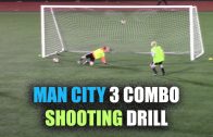 SoccerCoachTV – Man City 3 Combo Shooting Drill.